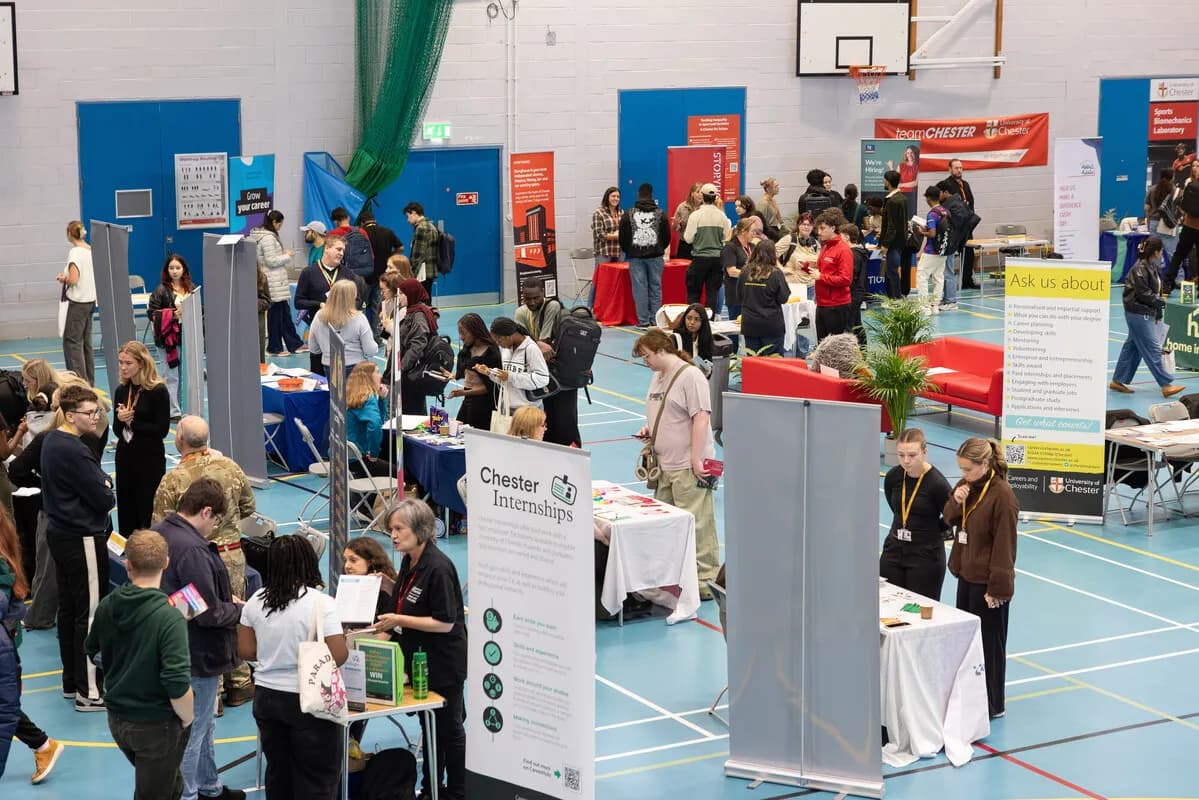Students were able to engage with local and regional employers at the Part-time Jobs Fair.